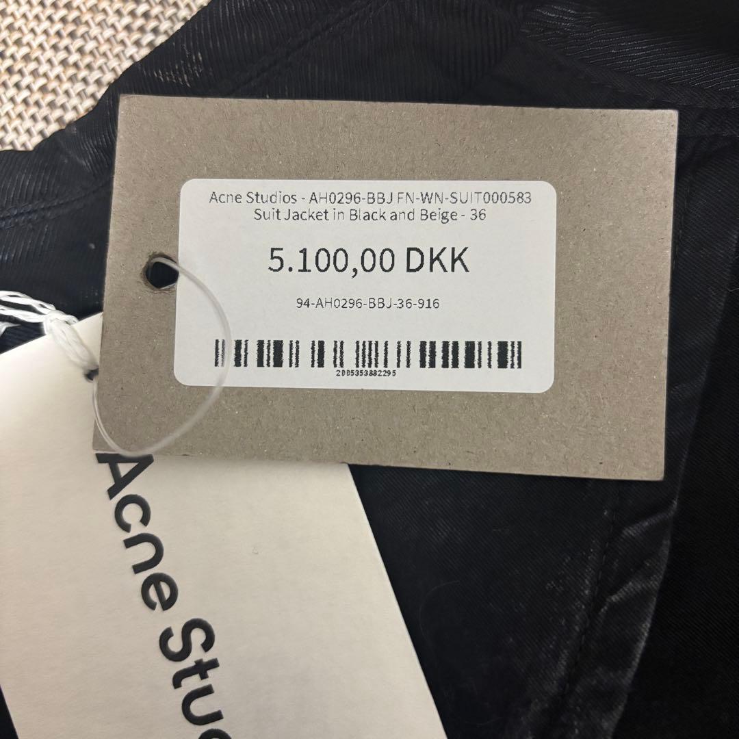 ジャケット・アウター [ACNE STUDIOS] SINGLE BREASTED JACKET