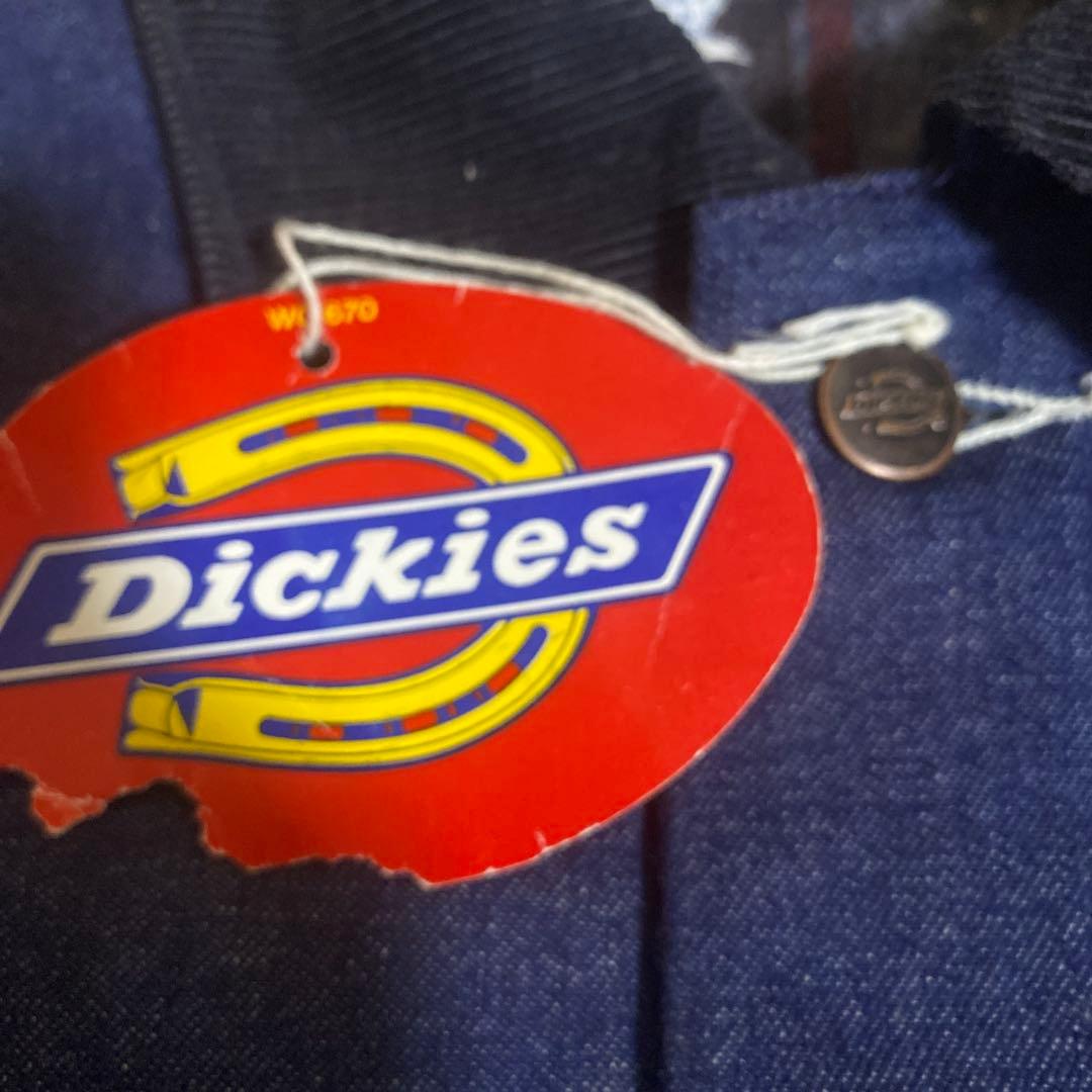デッドストック Dickies ネイビー カバーオール 38