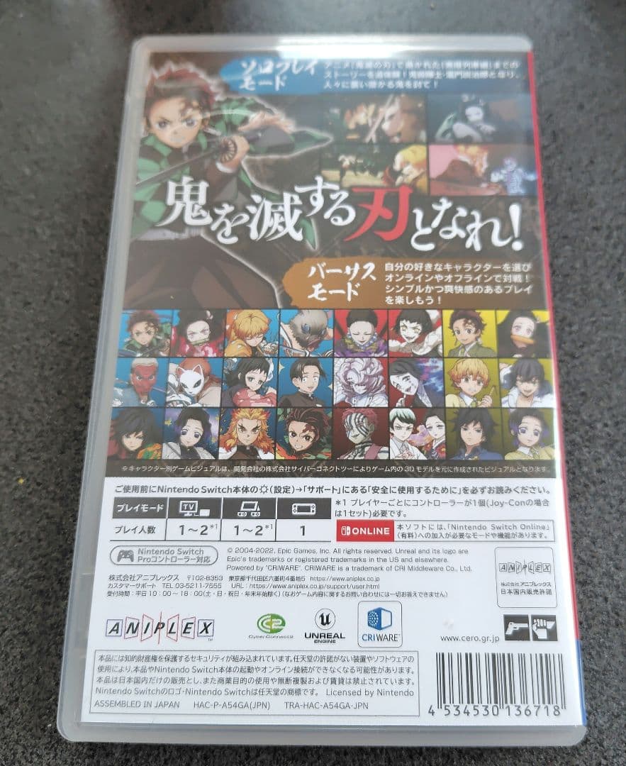鬼滅の刃 ヒノカミ血風譚 Nintendo Switch