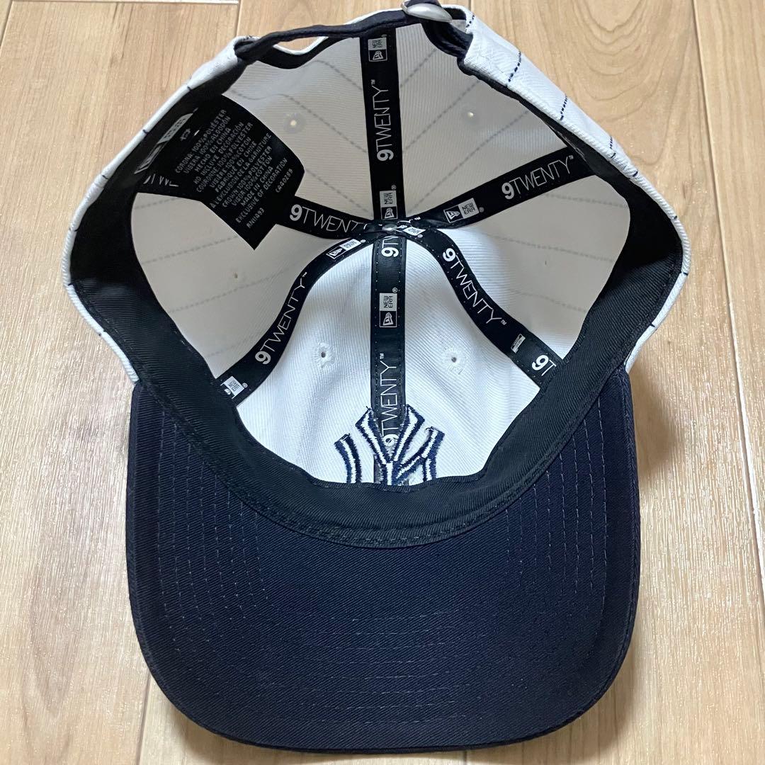 美品 MoMA×NEWERA 9TWENTY ピンストライプ キャップ
