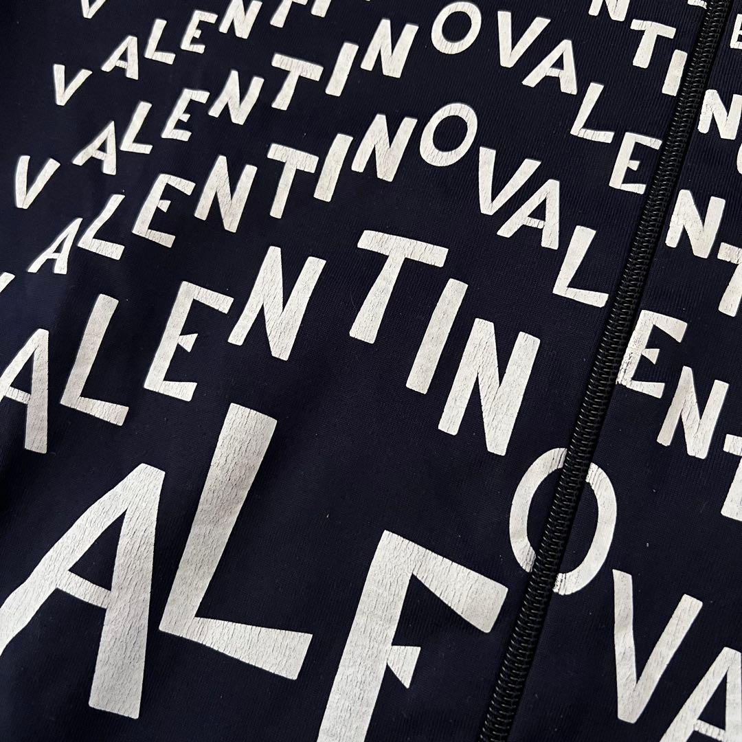 現行品 VALENTINO トラックジャケット ブルゾン ロゴ入 ネイビー 近年