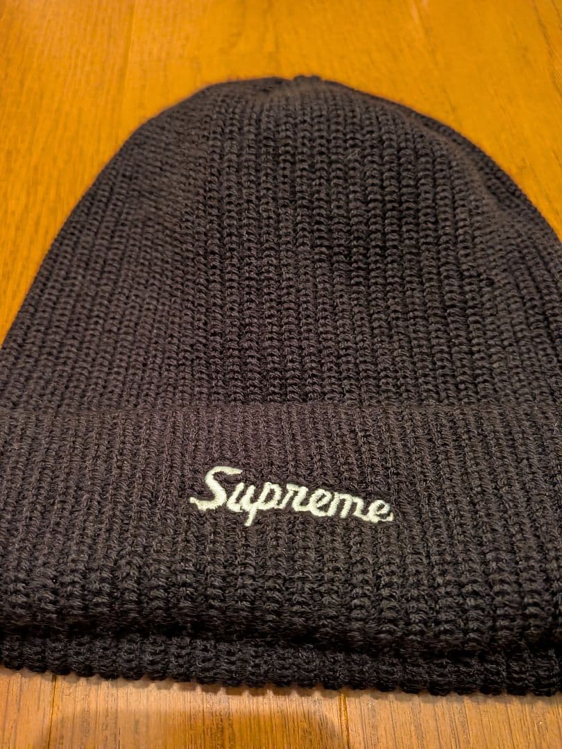シュプリーム supreme beanieニット帽 ビーニー ブラック