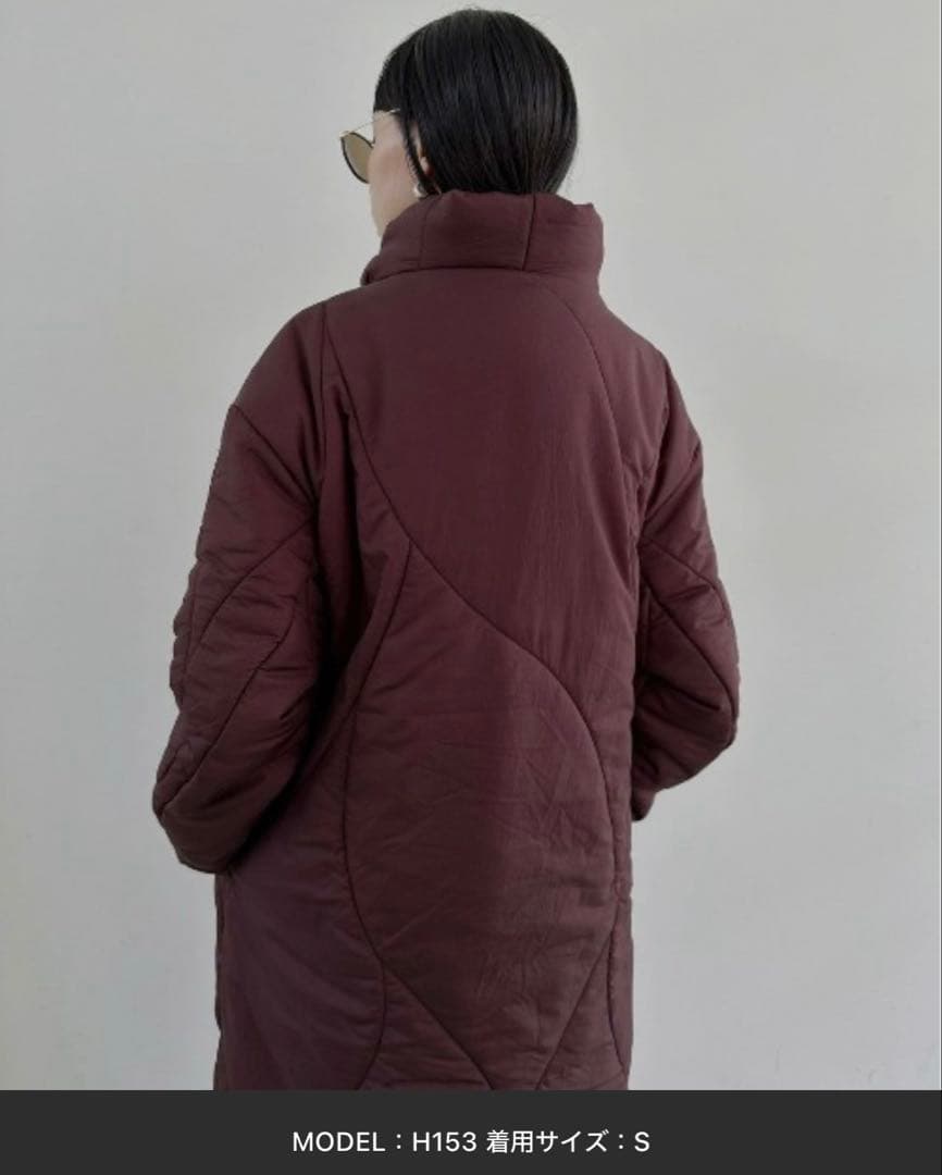 ジャケット・アウター AMERI WAVE STITCH HEAT POLAK LONG COAT