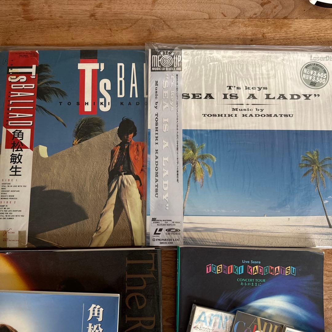 角松敏生コレクションCD.LP.EP.VHS17点セット