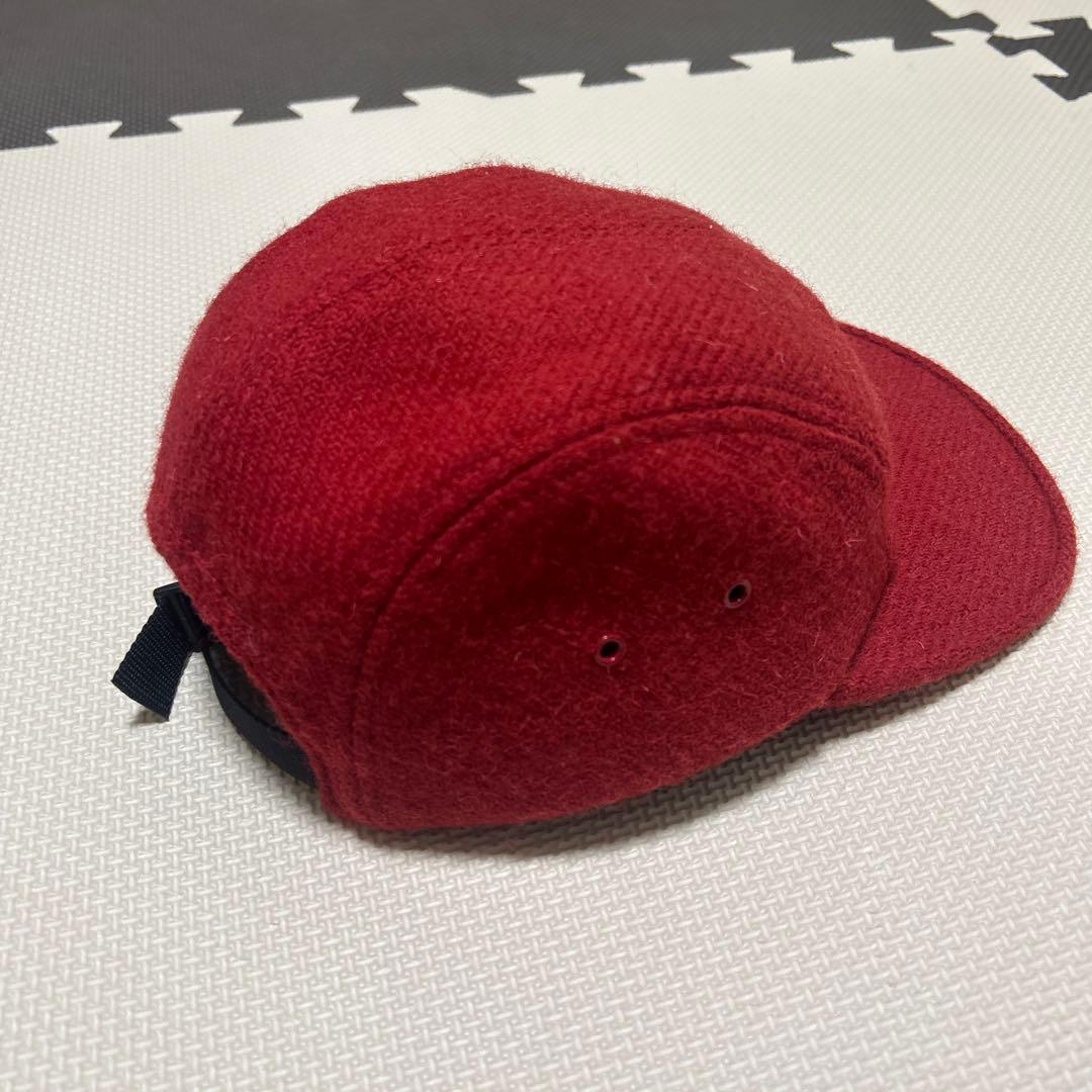 Supreme 赤 ウール キャップ