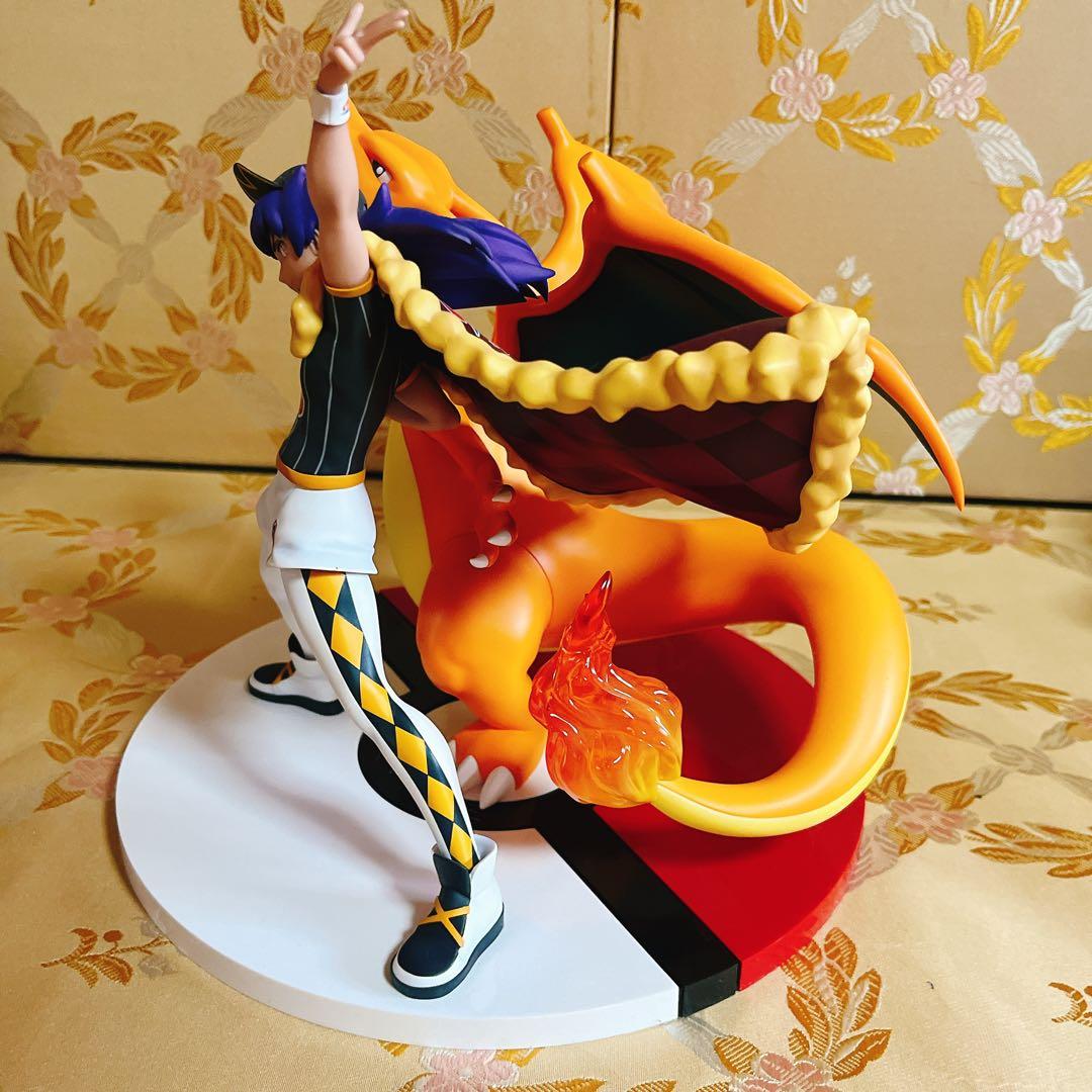 ポケモンセンター オリジナル フィギュア ダンデ & リザードン 箱付き