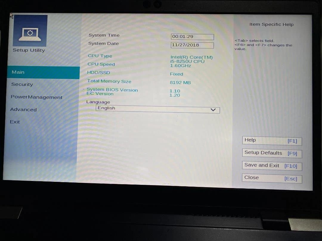 dynabook g83/m i5 8250u SSD RAM無しバッテリー消耗