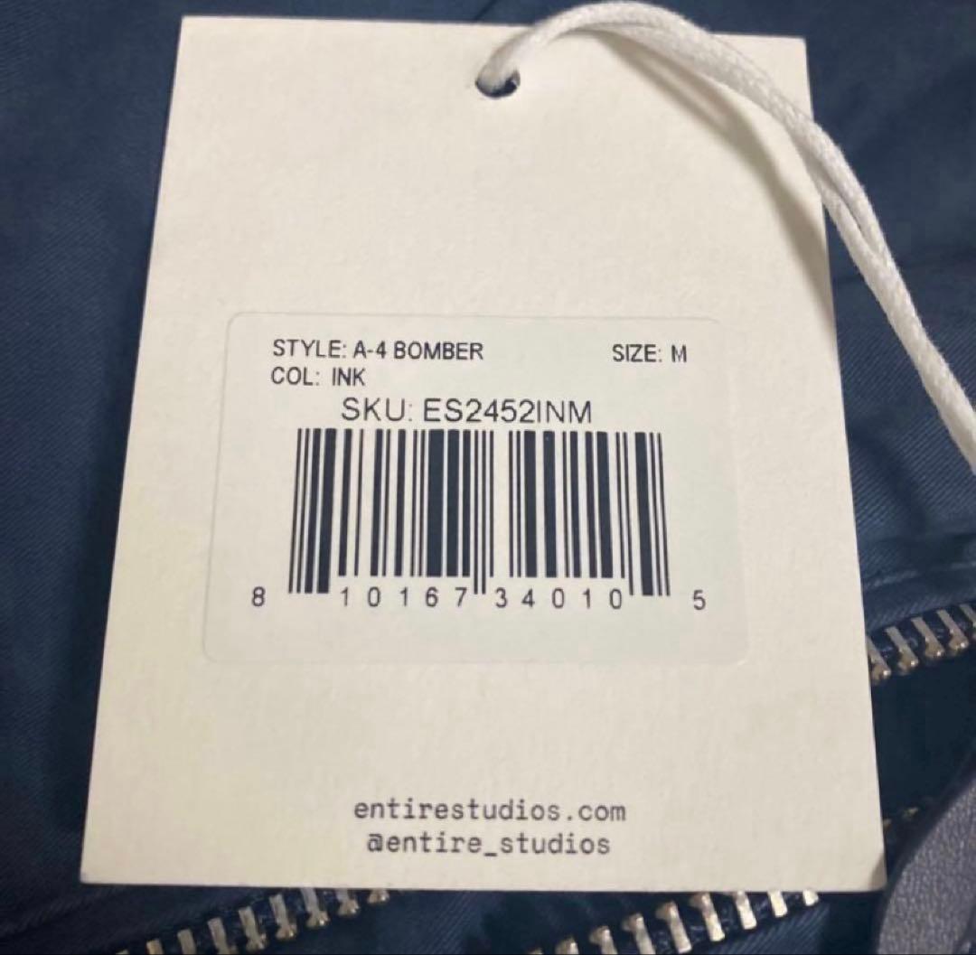 Mサイズ entire studios a-4 bomber jacket