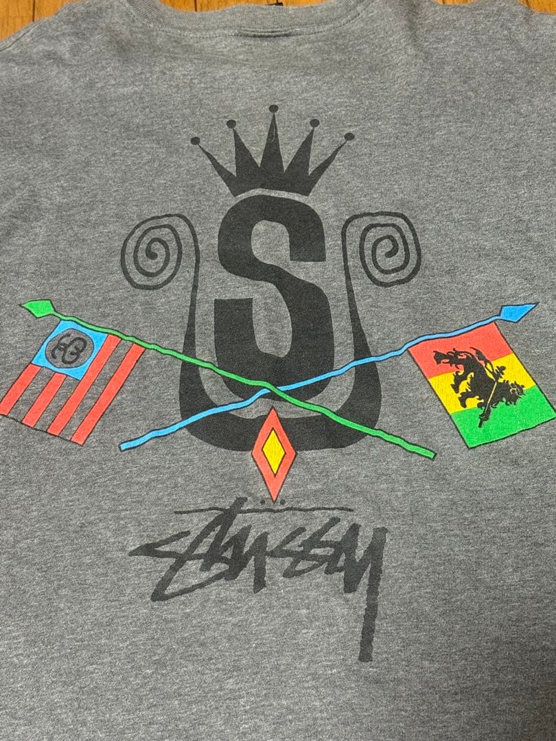 90s STUSSY ステューシー　ラスタ　Tシャツ