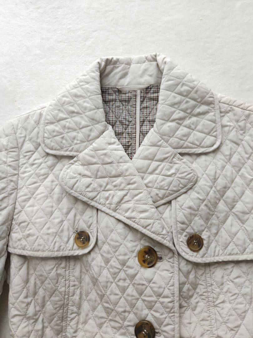 【美品 未使用】MaxMara 高級コート キルティング ベルテッド