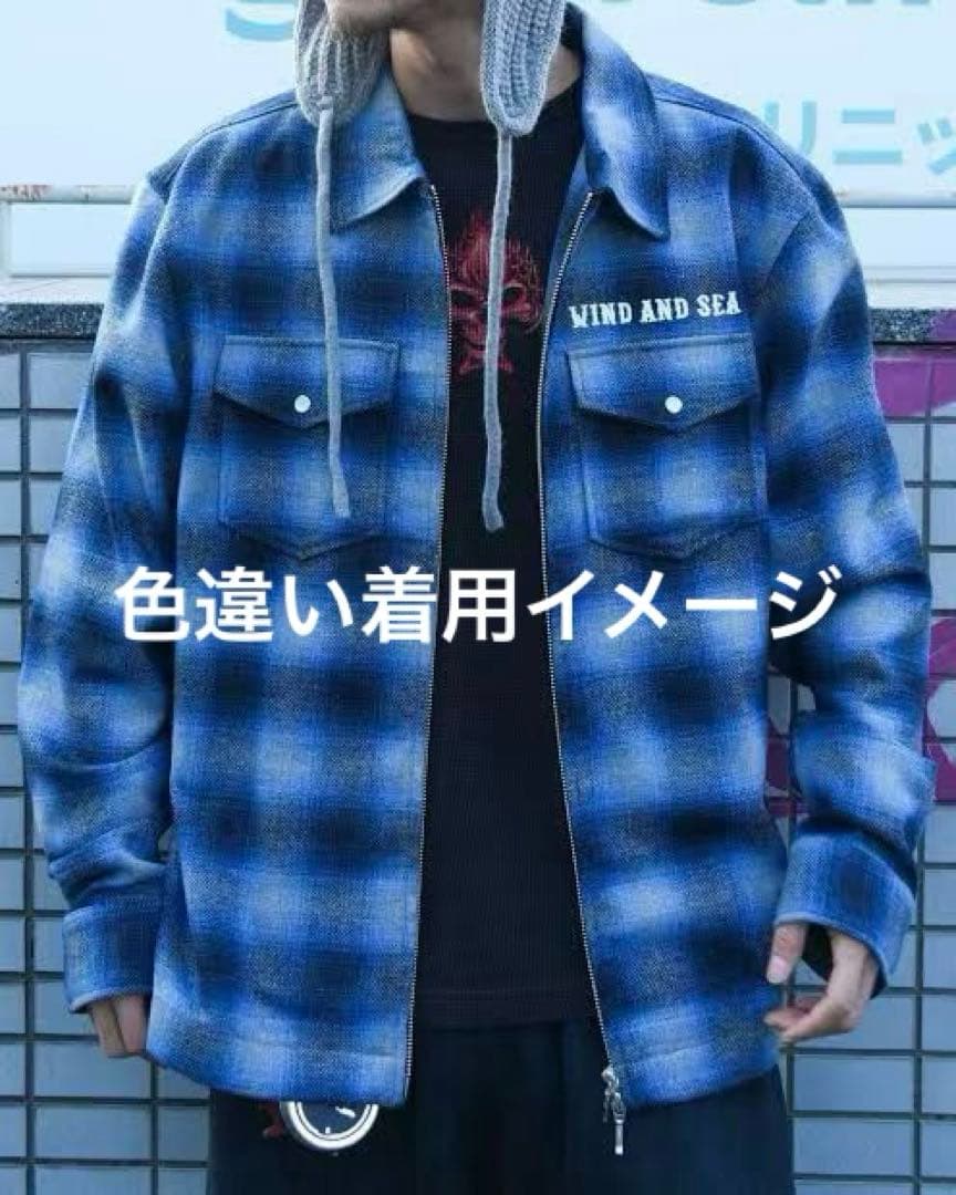 Lサイズ　26SS wind and sea ジャケット　春夏　ブラック系