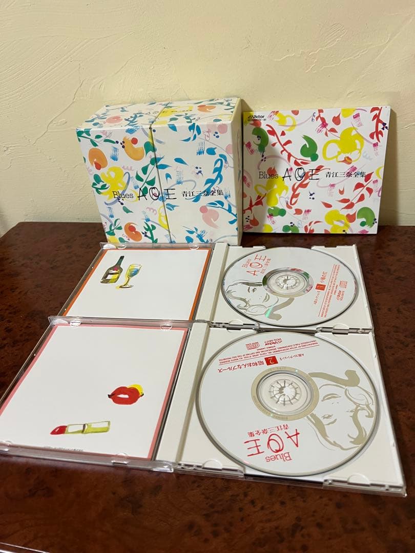 1995年　青江三奈 Blues AOE～全集 CD-BOX 邦楽CD 限定盤