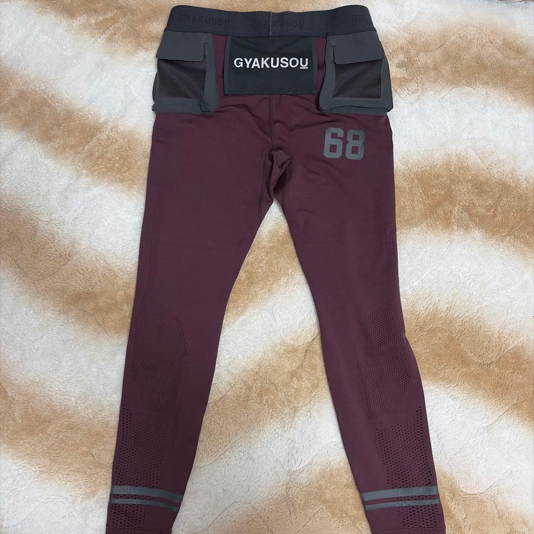 Nike GYAKUSOU タイツ M バーガンディ