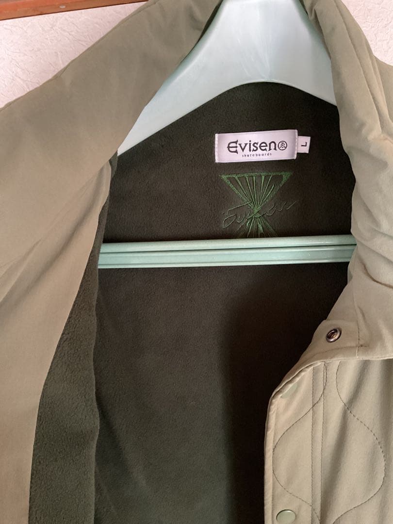 トップス Evisen MIND LIGHT QUILTING VEST OLIVE L