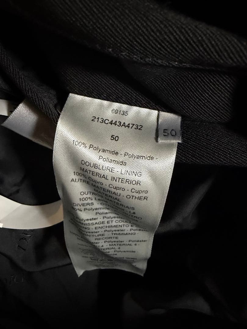美品DIOR sacai コラボ　ボンバージャケット　黒