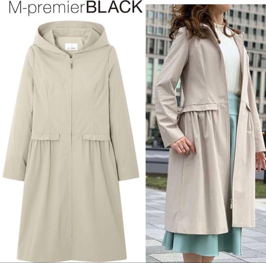 エムプルミエ　コート　M-premier BLACK 上白石萌音　38