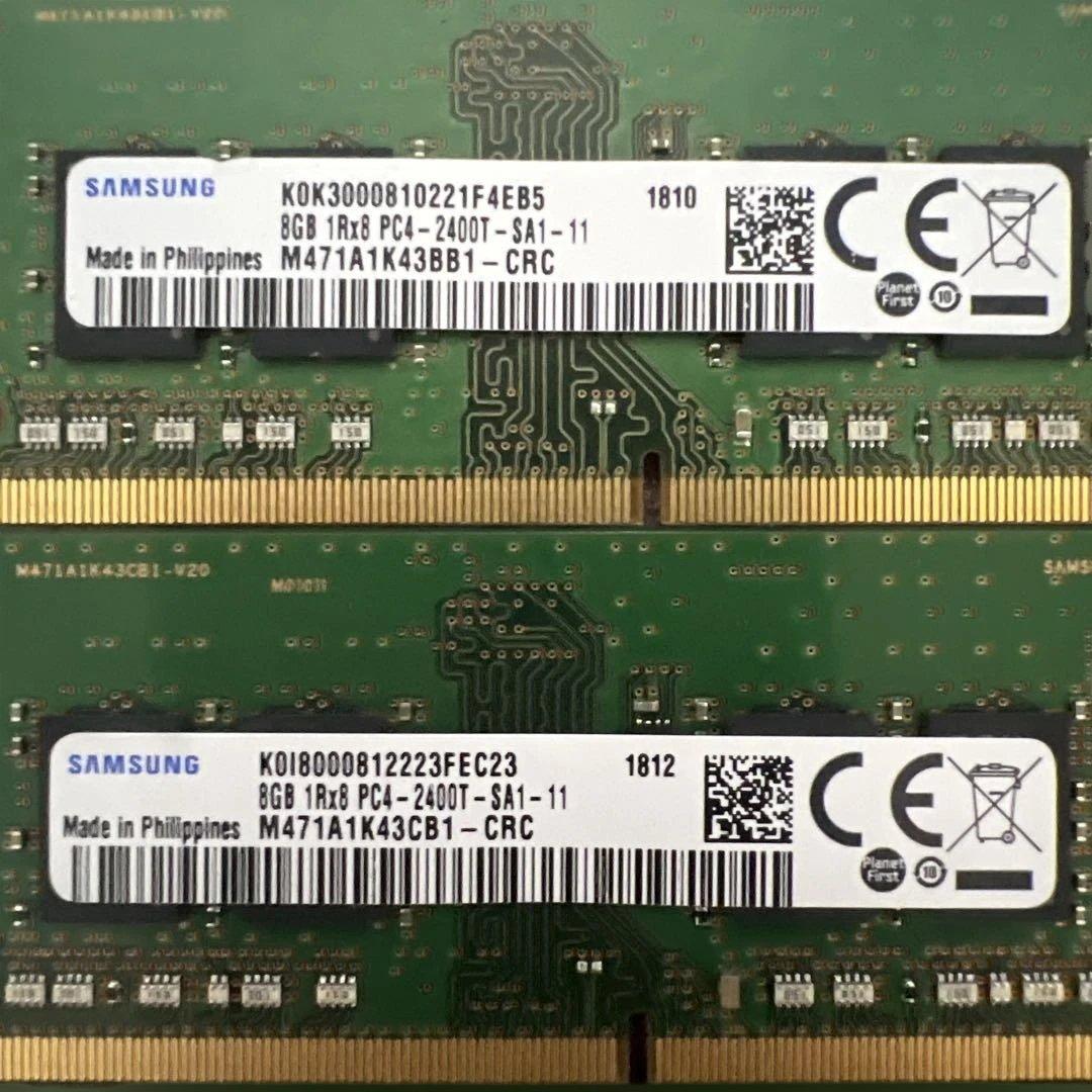g*！様 PC4-2400T 8GB メモリー　8枚