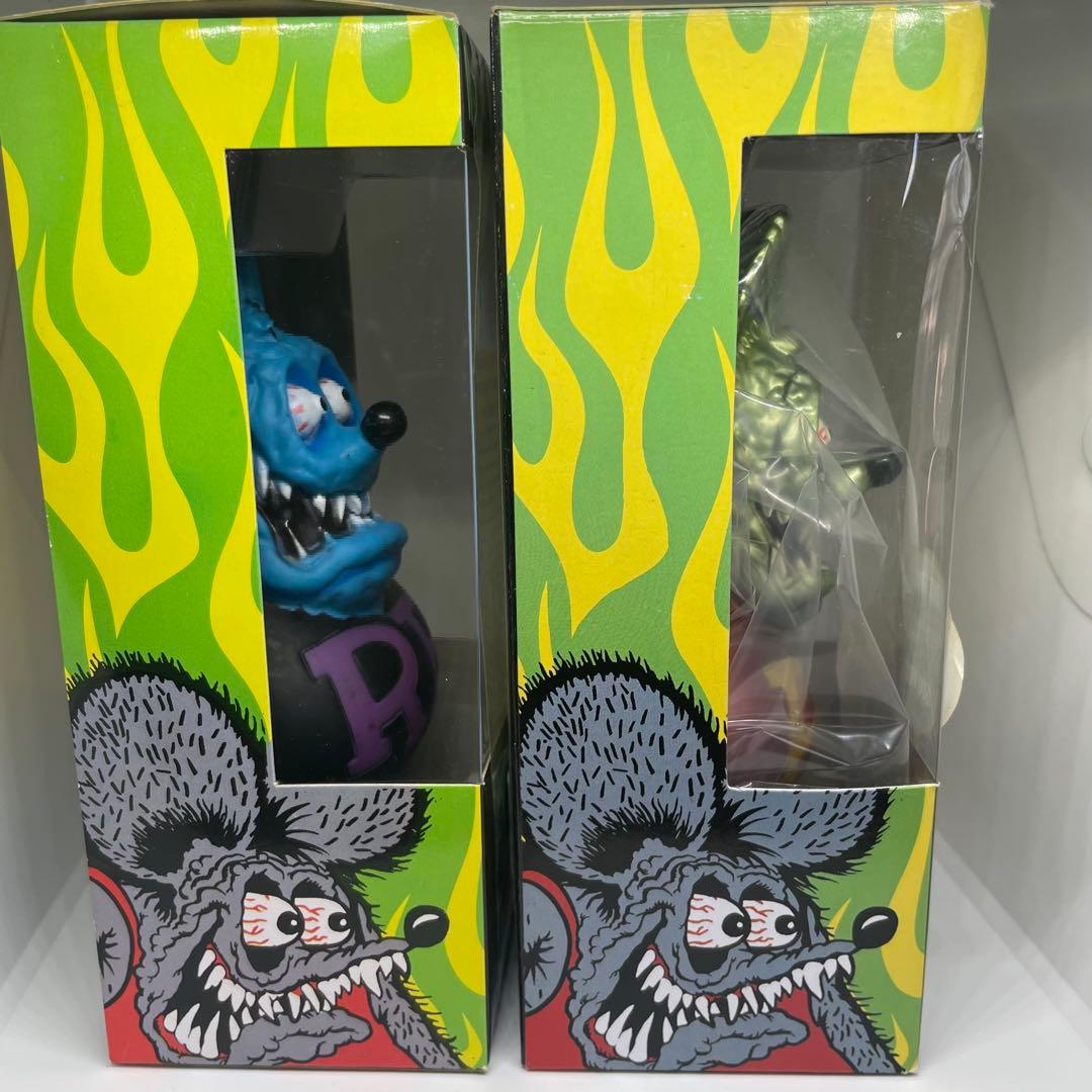 【限定1500体】Rat Fink メタリック　ブルー 2体セット 未開封