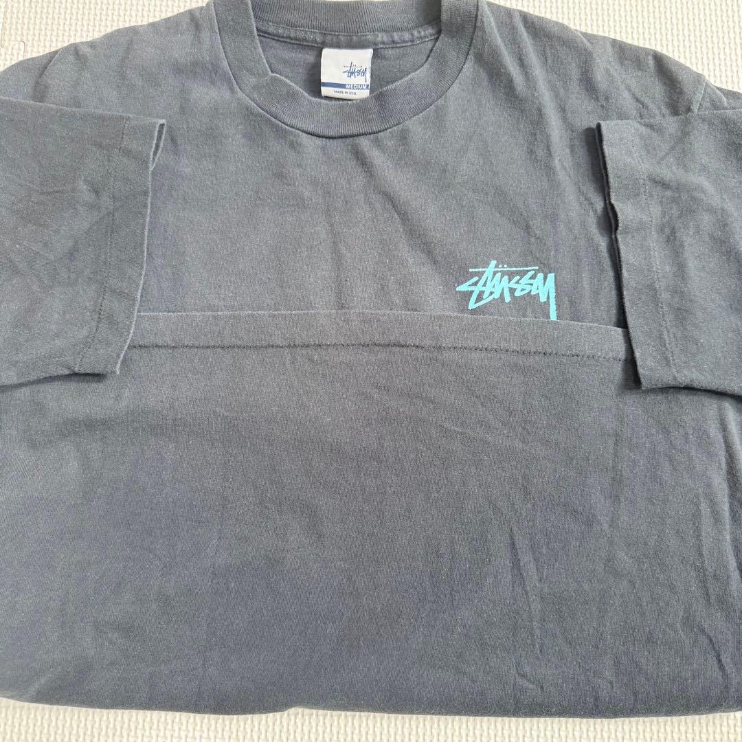 Stussy Tシャツ スカル フラワー ステューシー vintage T
