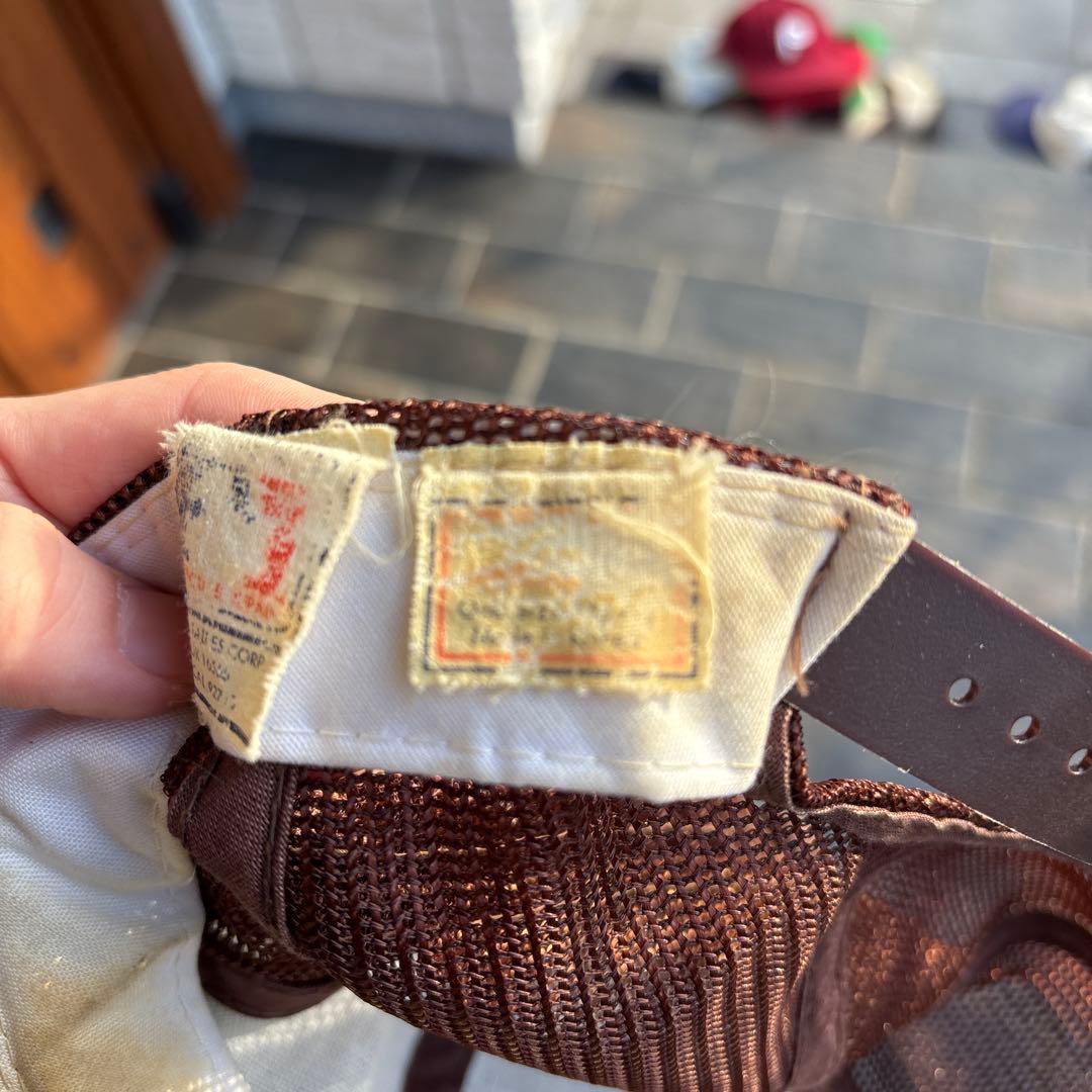 80s サンディエゴパドレス キャップ ブラウン vintage メッシュ 古着