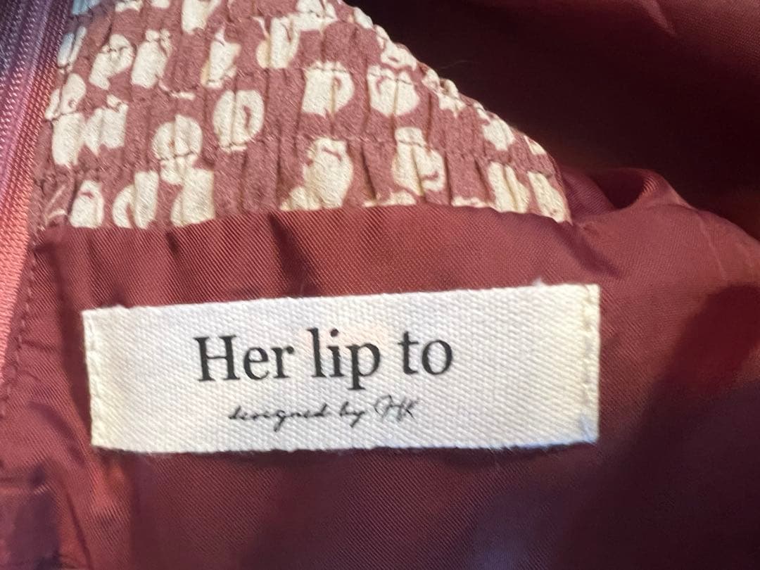 herlipto チェリーミニワンピース