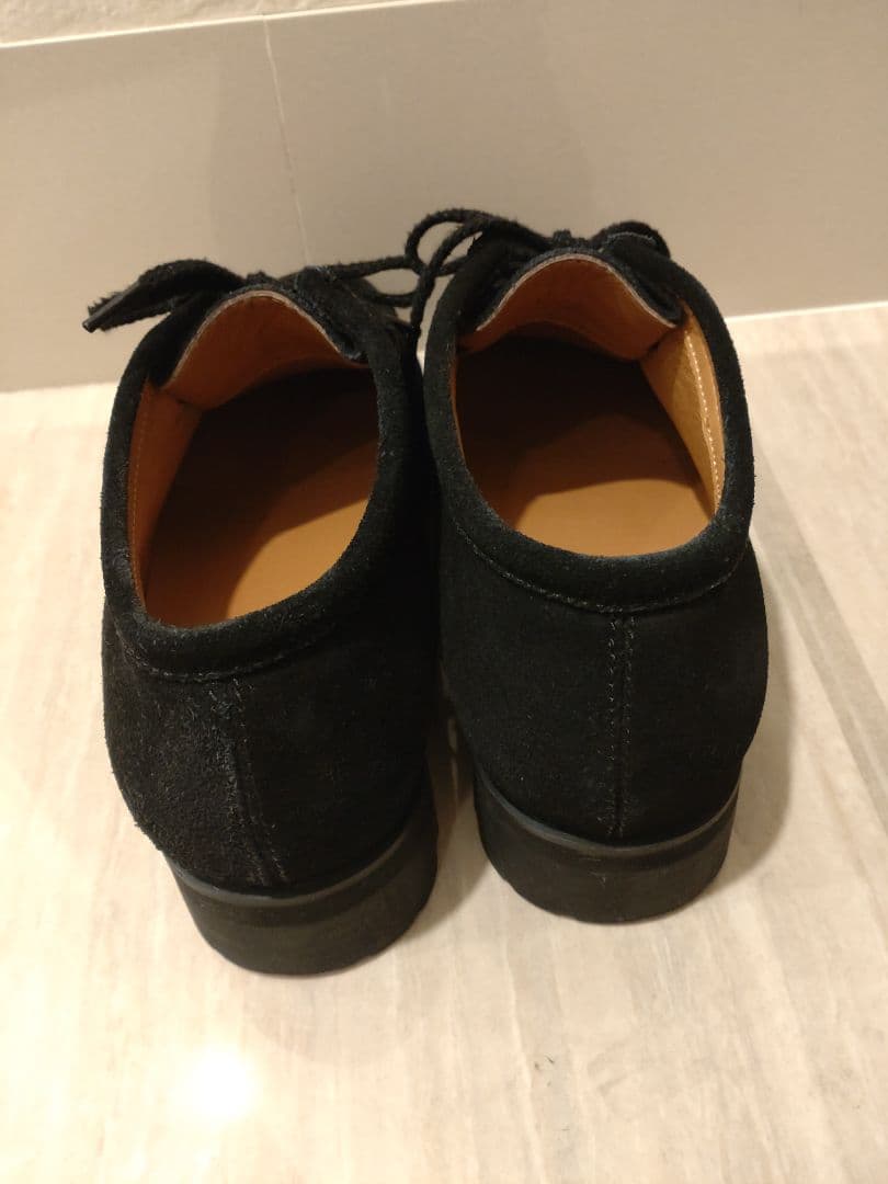 shiun BLACK SUEDE MOCCASIN XXSサイズ