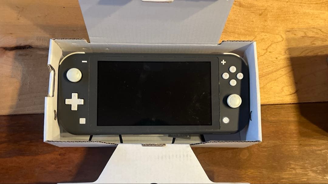 NintendoSwitchLight 黒色ジャンク品。コントローラー 作動可能