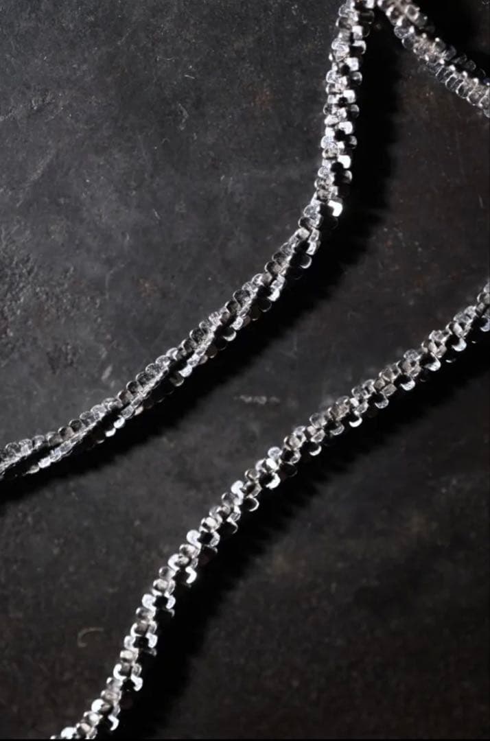 アクセサリー Italy vintage twist chain 2way necklace