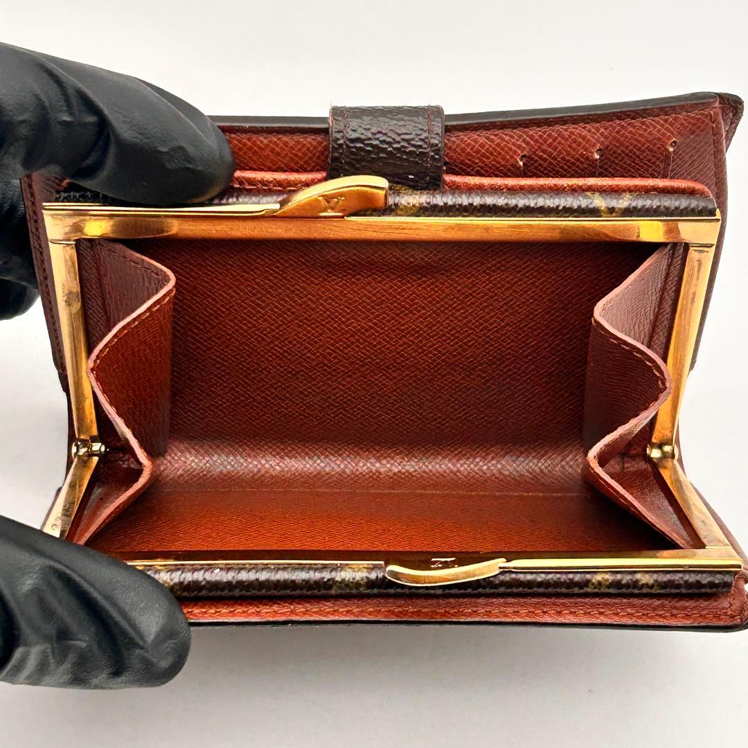 ✨美品✨ ルイヴィトン モノグラム 二つ折り財布 ヴィエノワ がま口 折り財布