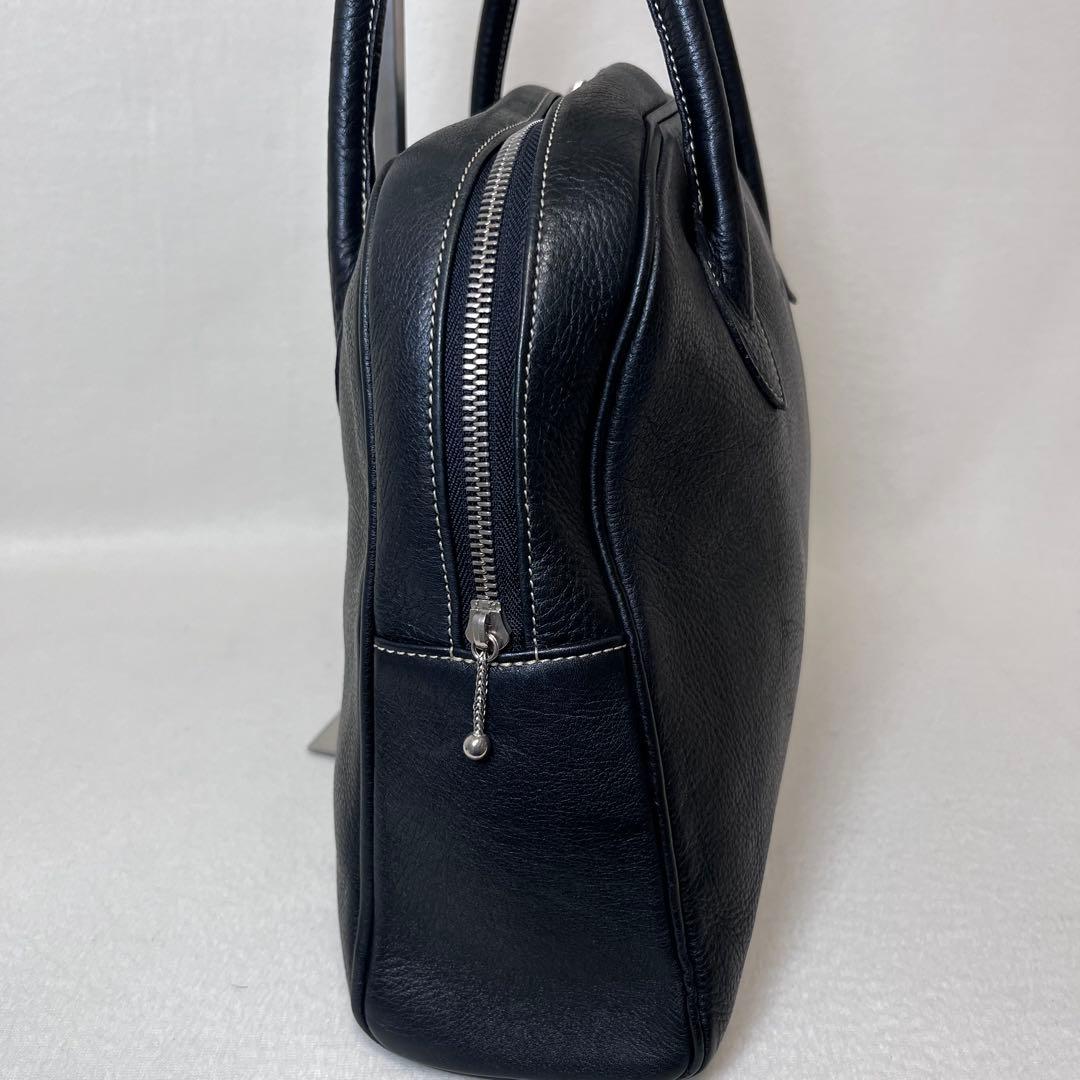 ☆美品☆ agnes b. VOYAGE レザー A4 PC 黒 トートバッグ