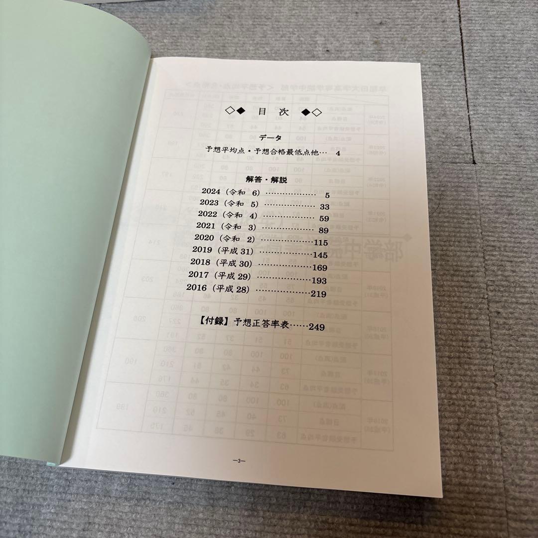 NN早大学院 模範解答・解説集　2016-2024