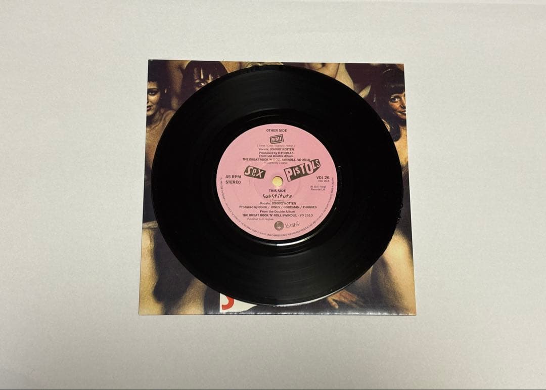 Sex Pistols EMI/SUBSTITUTE 7インチレコード