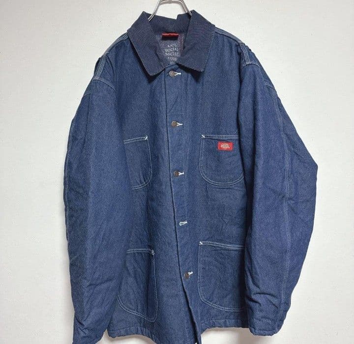 限定別注　希少　USA製 Dickies ASSC デニム チョア コート ＸＬ
