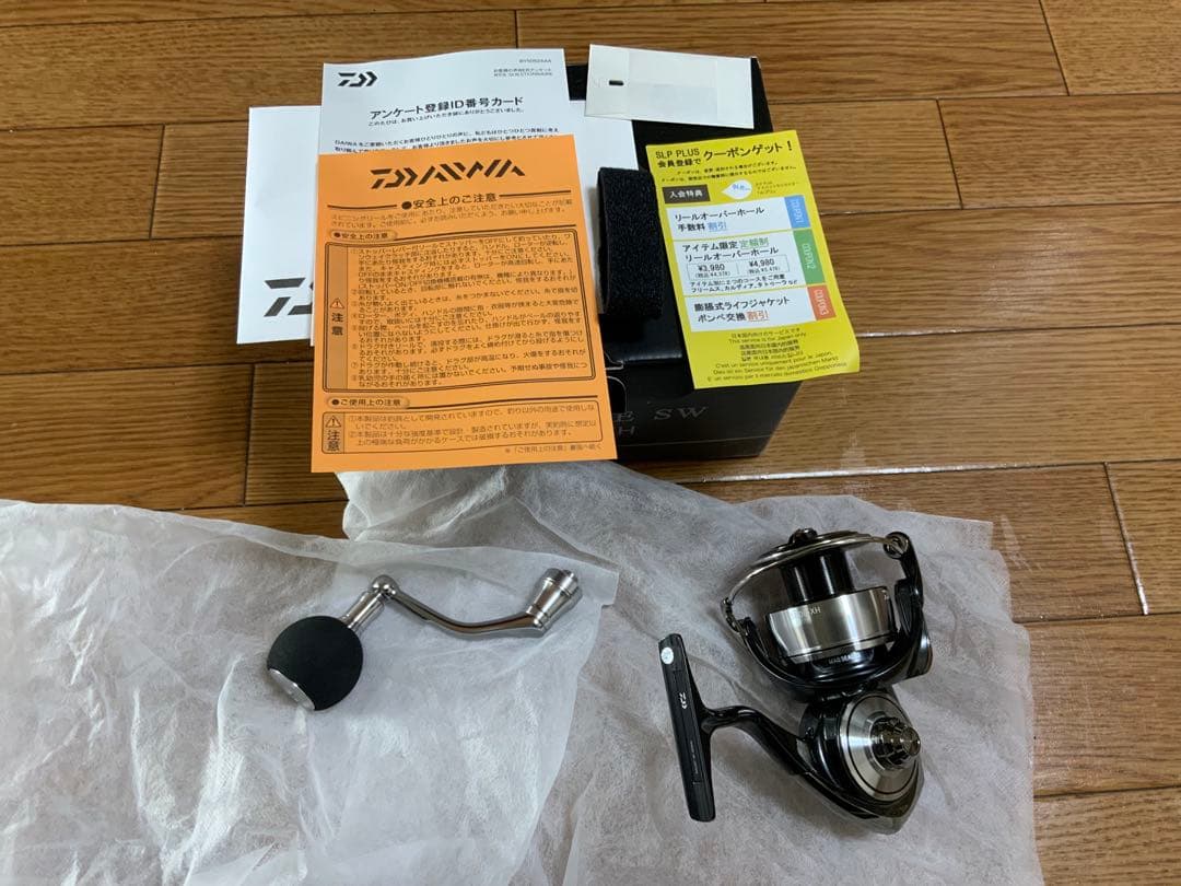 新品未使用　ダイワ 24セルテート SW 5000-XHハンドル1ミリ以下微ガタ