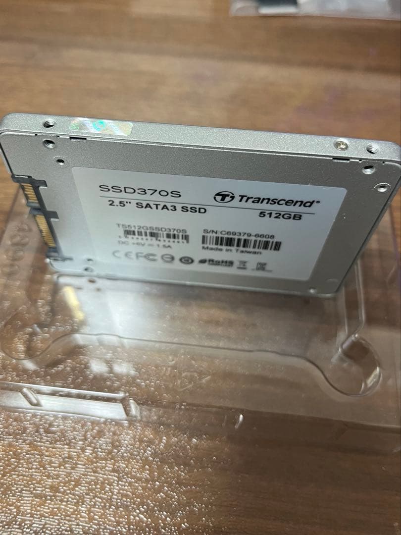 Transcend SSD370S 512GB 高耐久MLC 2.5インチ