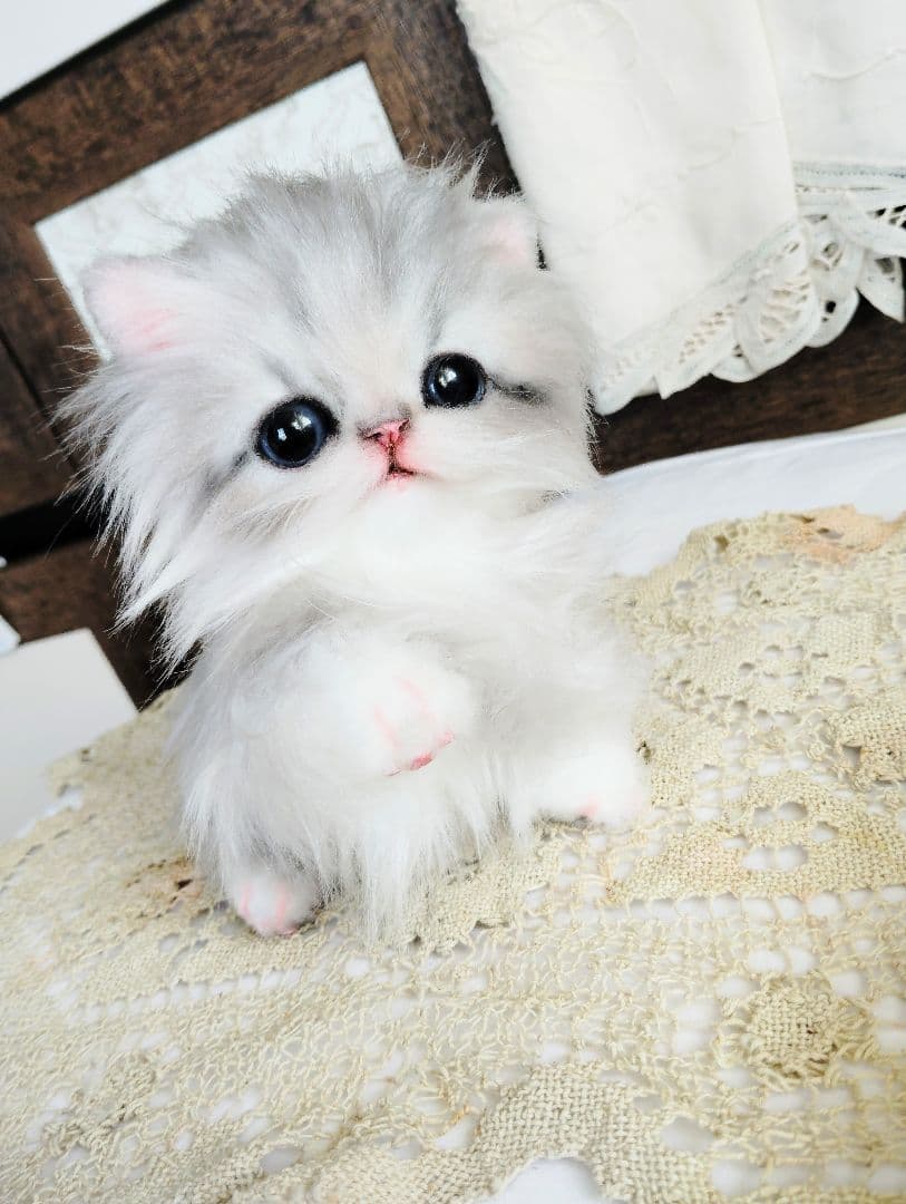 ミヌエット子猫♡ひなちゃん♡アートドール♡ぬいぐるみ♡
