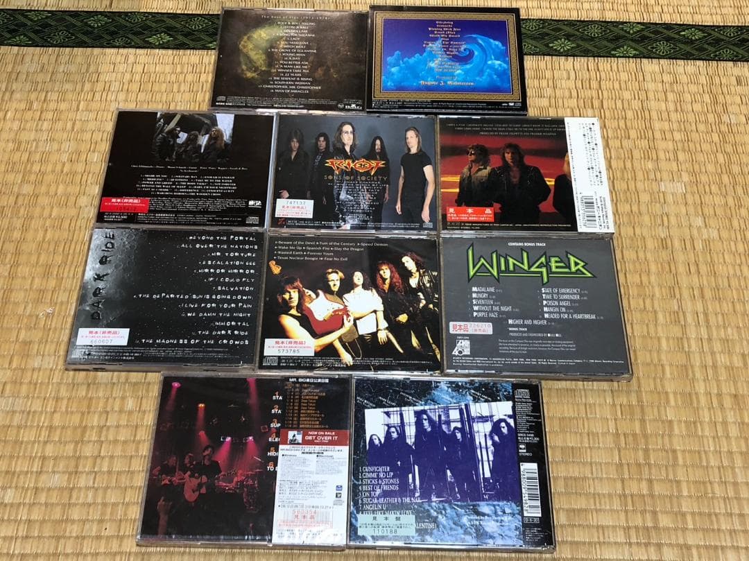 CD　ロック　メタル　プロモ　10タイトル