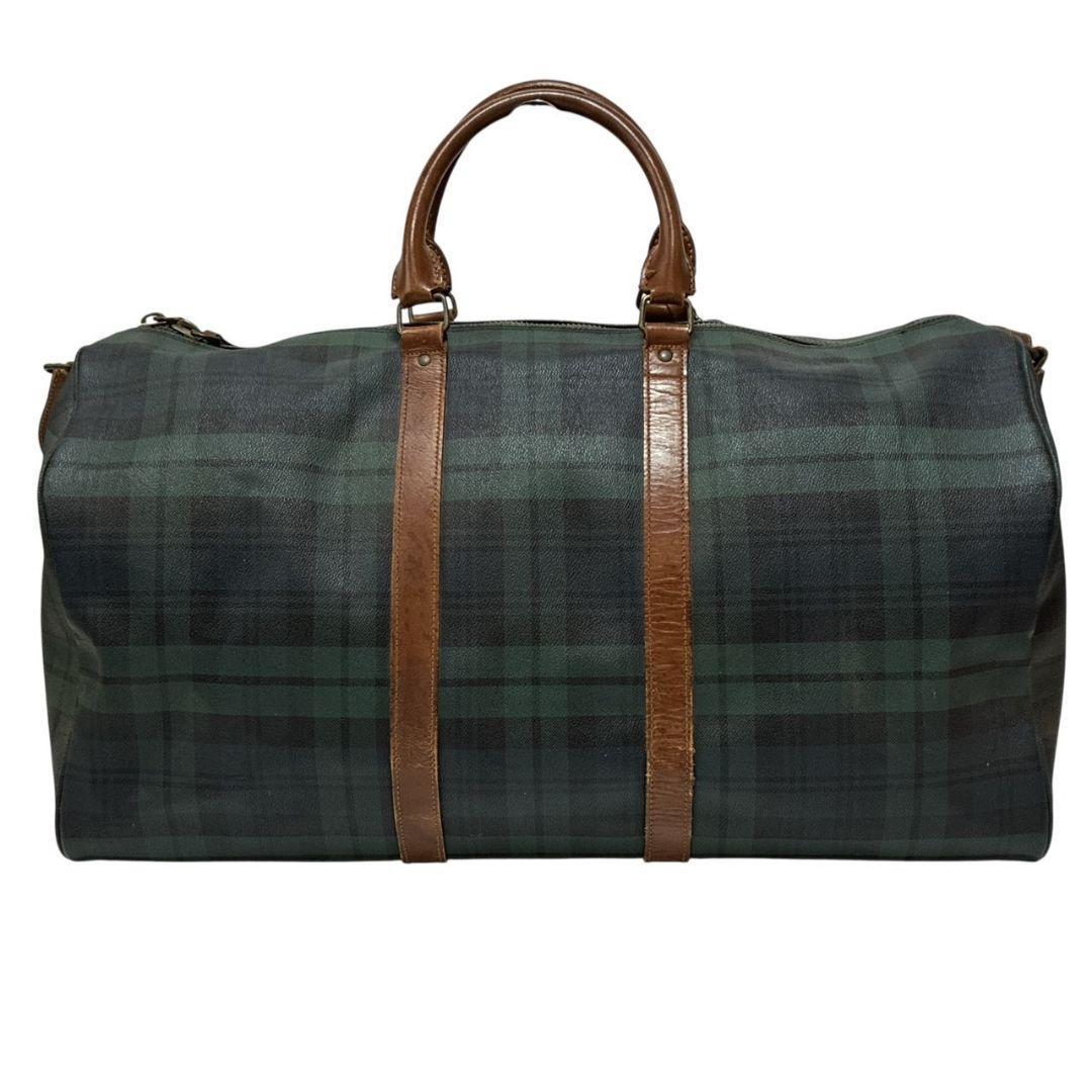 【美品】ポロラルフローレン ボストンバッグ 2way ショルダー 本革 大容量
