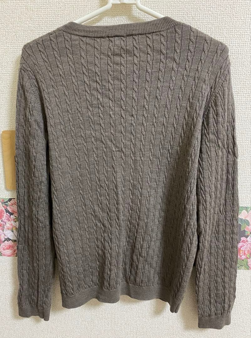 最終お値下げ❣️J.PRESS 【洗える】ミニケーブルカーディガン