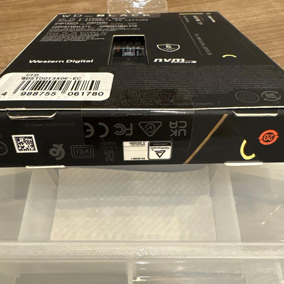 ウエスタンデジタル　BLACK SN770 1TB NVMe SSD新品未開封