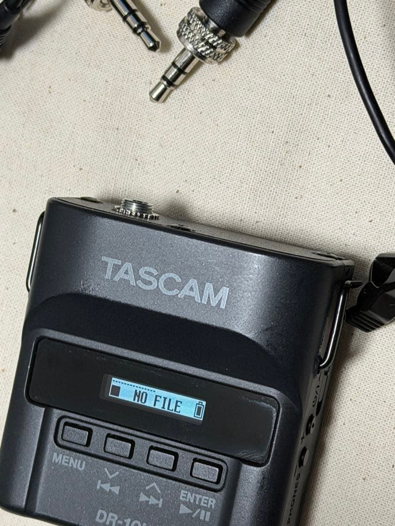TASCAM DR-10L ピンマイクレコーダー 2台セット sd付き 箱なし