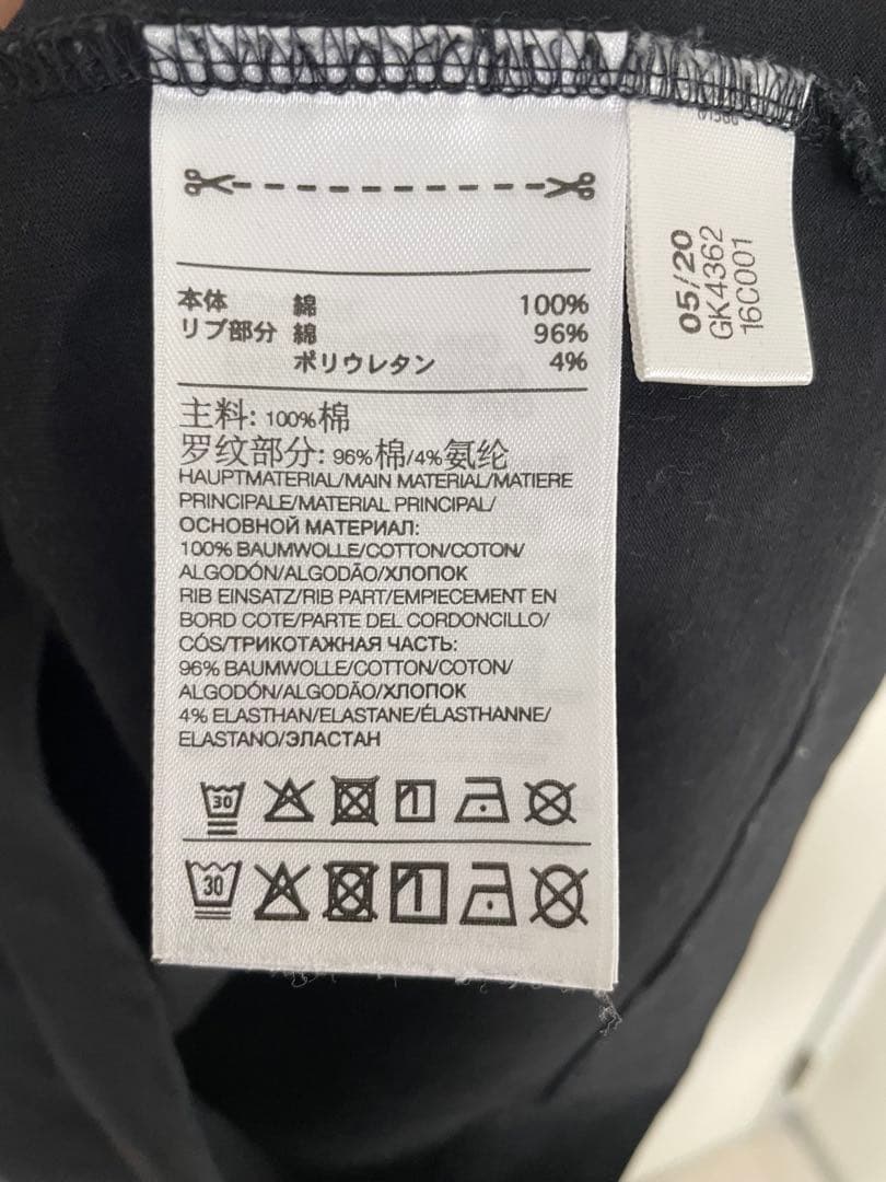 Y-3 ブラック Tシャツ Mサイズ YOHJI YAMAMOTO