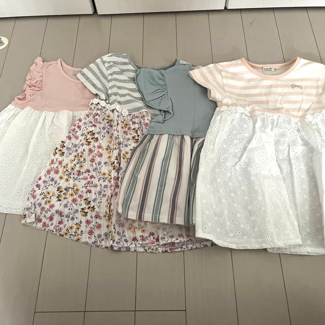 130size女の子夏服❇︎15着まとめ売り❇︎ブランド多数プティマインanyFAM