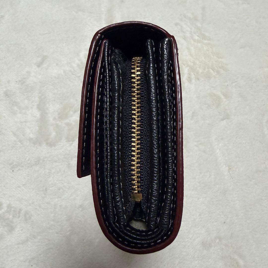 【未使用】【Vivienne Westwood】ビッグオーブ　レザー　折財布