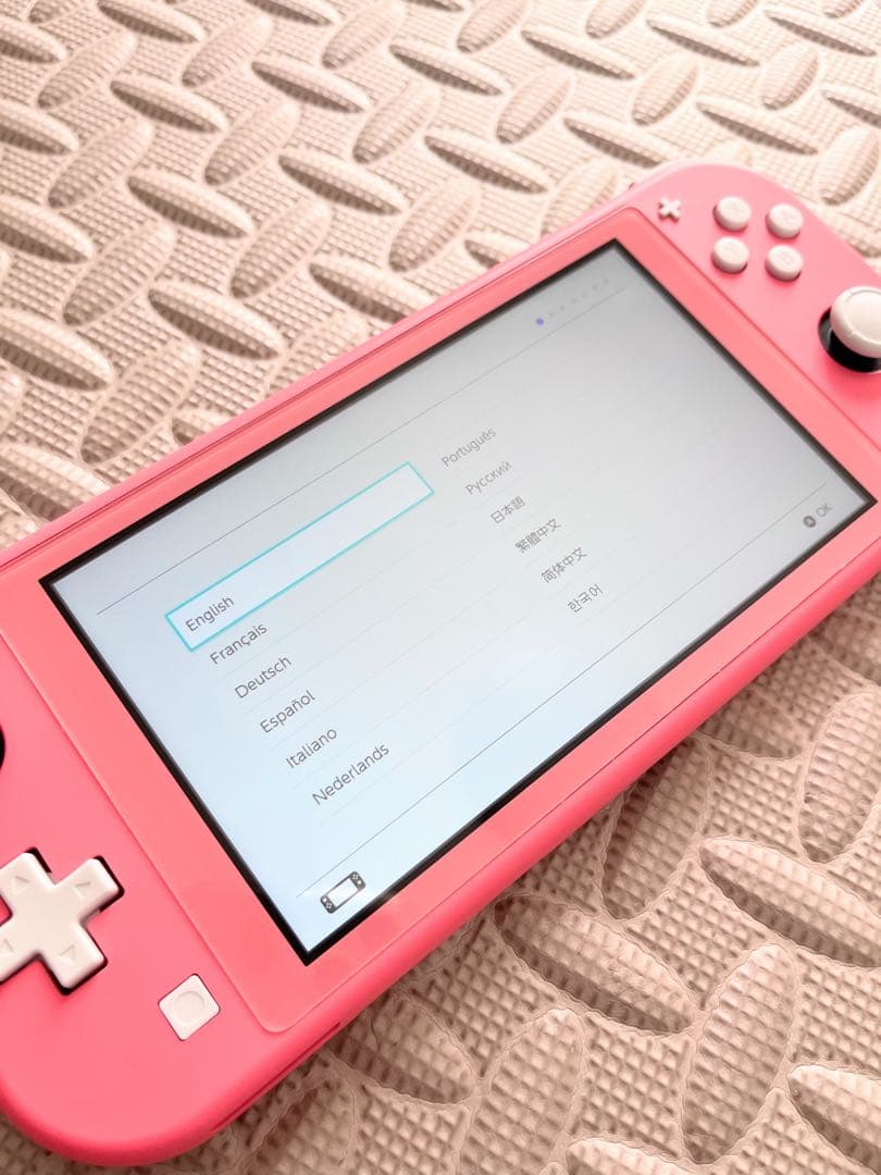 任天堂スイッチライト ピンクしずえアロハ柄 あつまれどうぶつの森 カバー&ケース