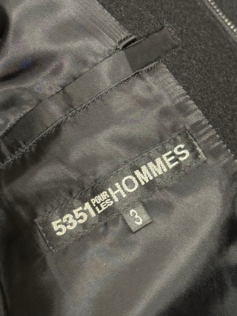 5351プールオム　ショート丈　ダッフルコート