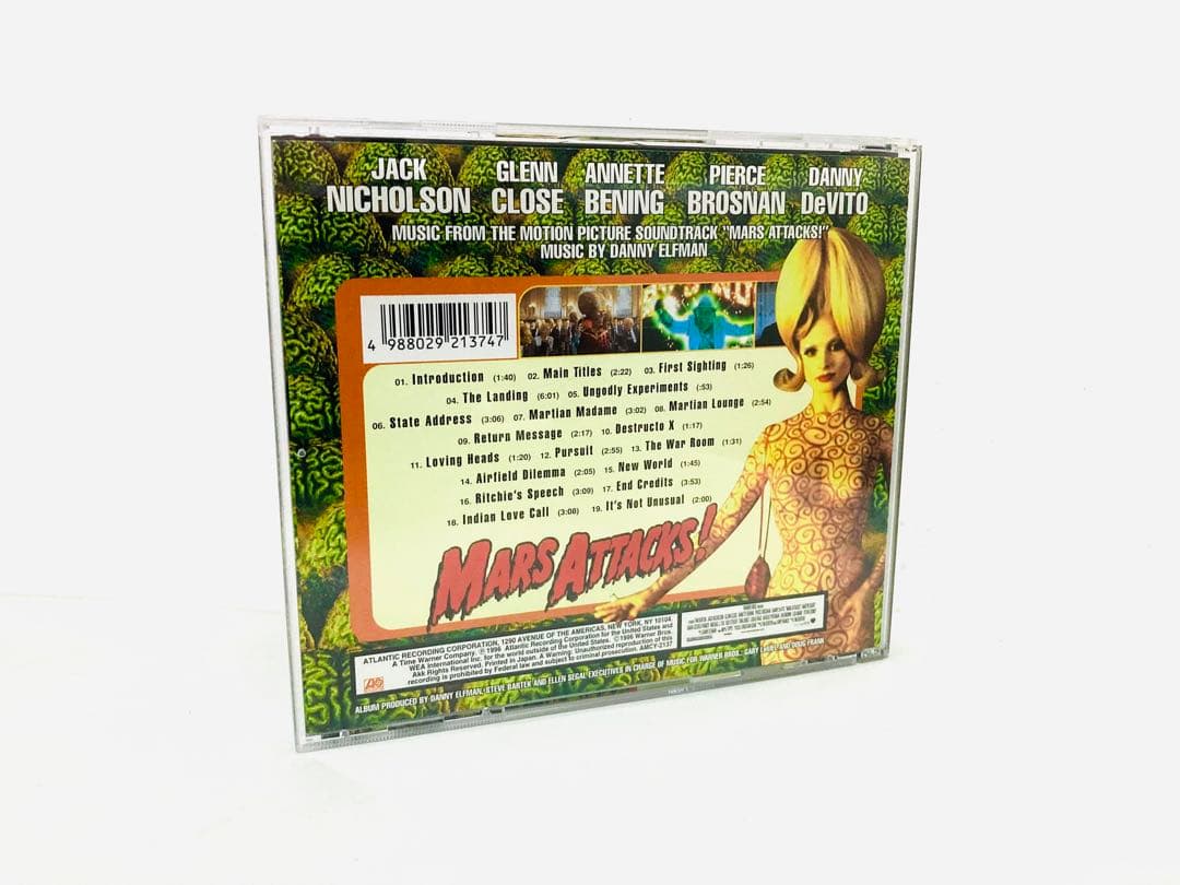 【新品同様】映画『マーズアタック!』サントラCD／完全限定生産版／ティムバートン