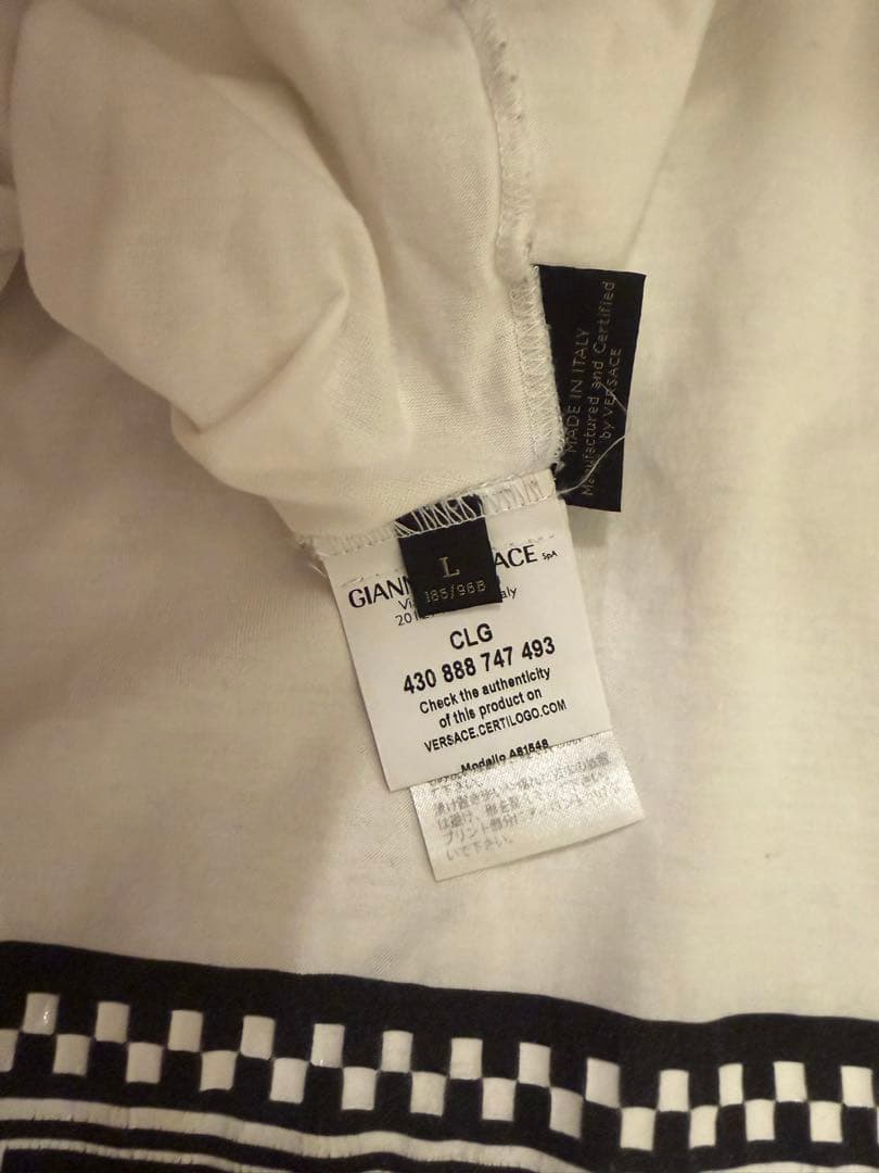 VERSACE ホワイト Tシャツ