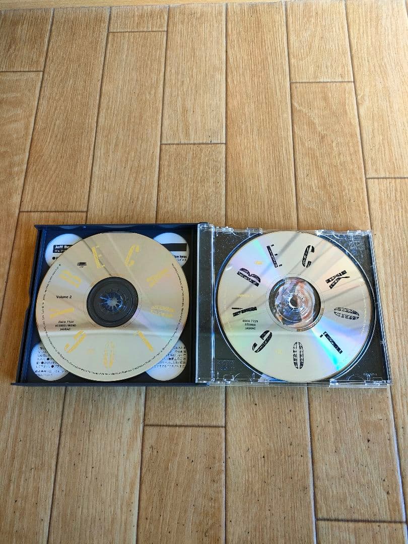 帯付き リイシュー盤 廃盤 ジェフ・ベック 3枚組 ベスト ベッコロジー
