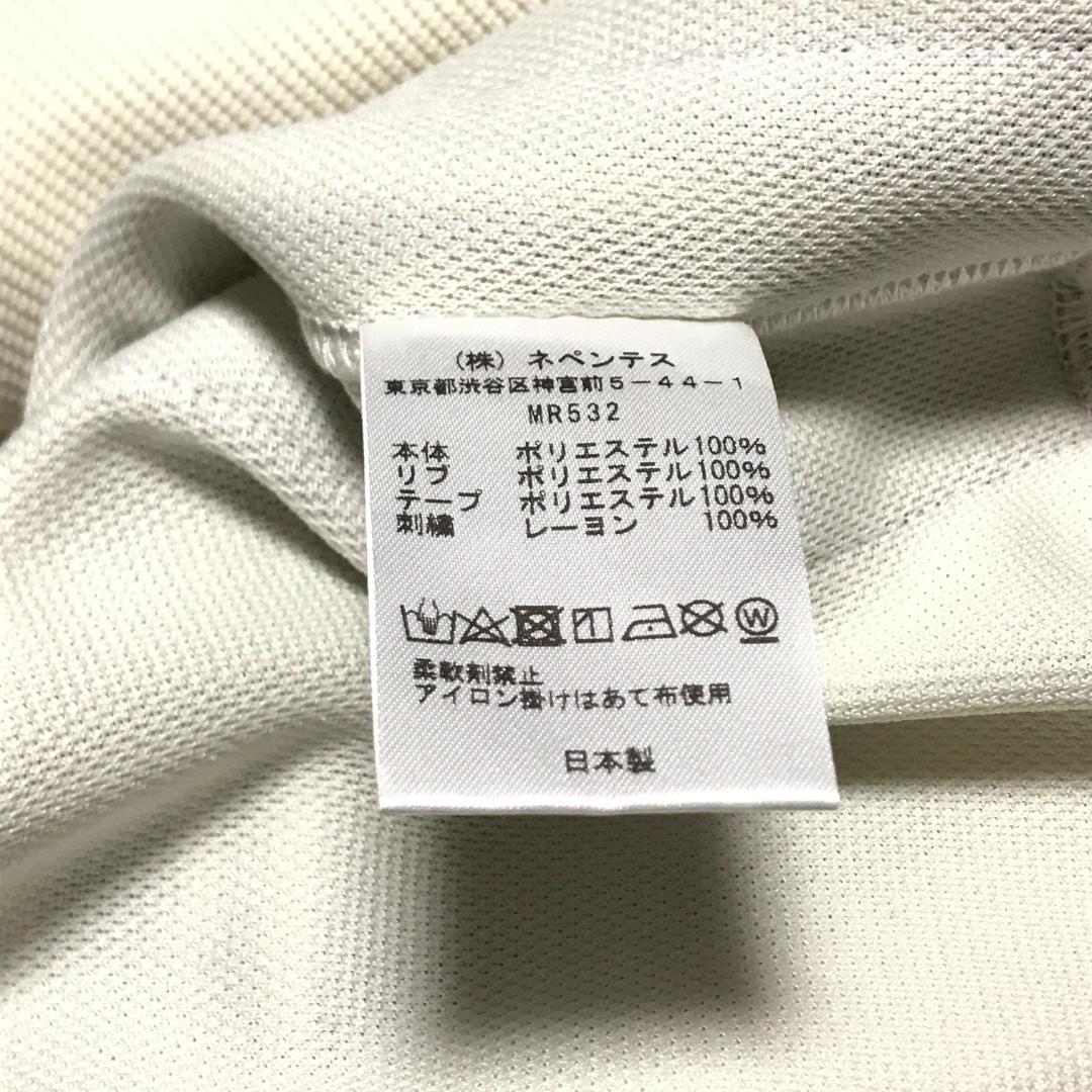 1　別注　NEEDLES 半袖スウェット 白　トラック Tシャツ　ニードルズ